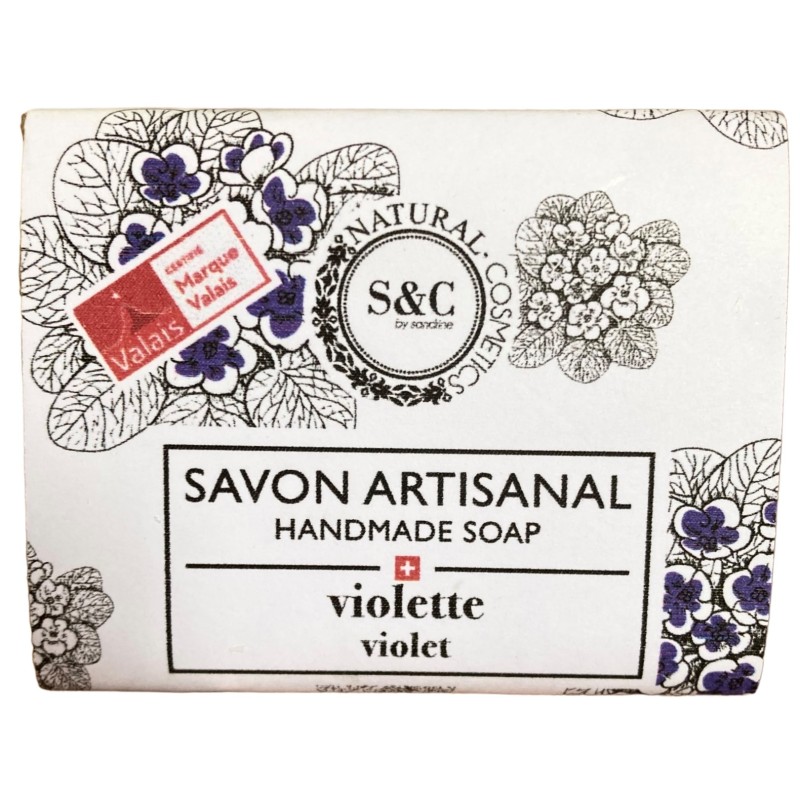 Savon "Violette" - Marque Valais