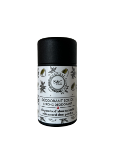 Déodorant solide à la poudre d'alun naturelle