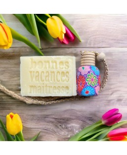 Coffret cadeau fin d'année scolaire - Maîtresse