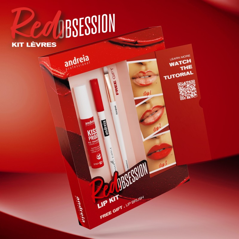 Coffret Red Obsession Lip kit