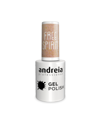 Gel polish "Best of" - SP3 - Nude aux Flakes Dorés